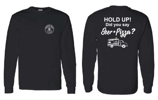 beer and pizza long sleeve shirt
