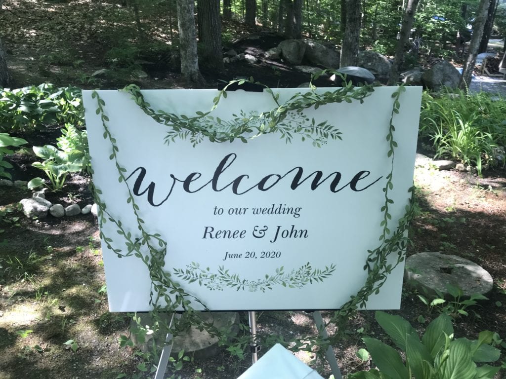 Welcome Wedding Sign