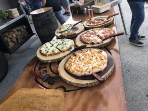 Selection of pizza